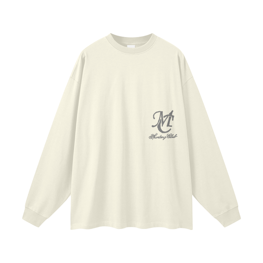 SPORTING CLUB BEIGE CREWNECK