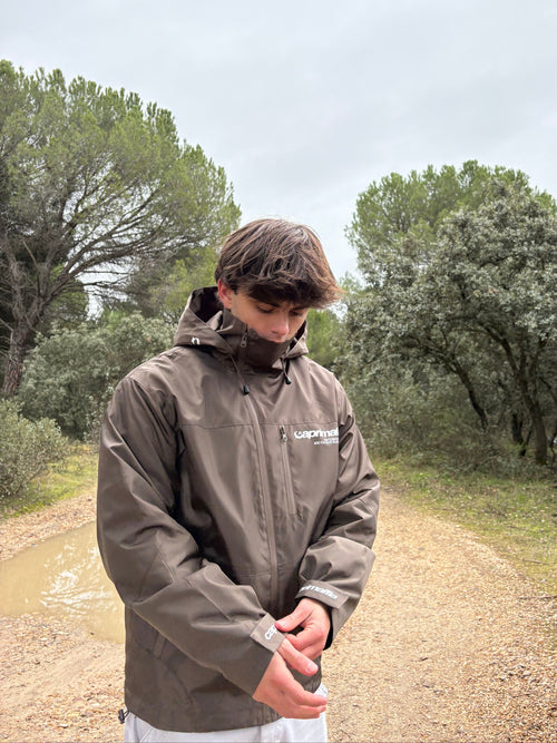 BROWN MAFFIA RAINCOAT