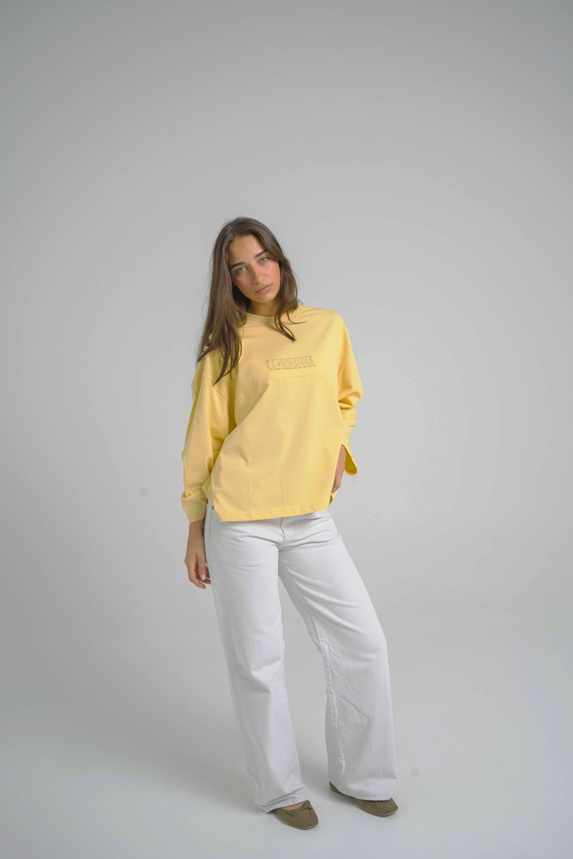 Longsleeve Amarillo BAJAMAR SS26 — detalle BAJAMAR SS26