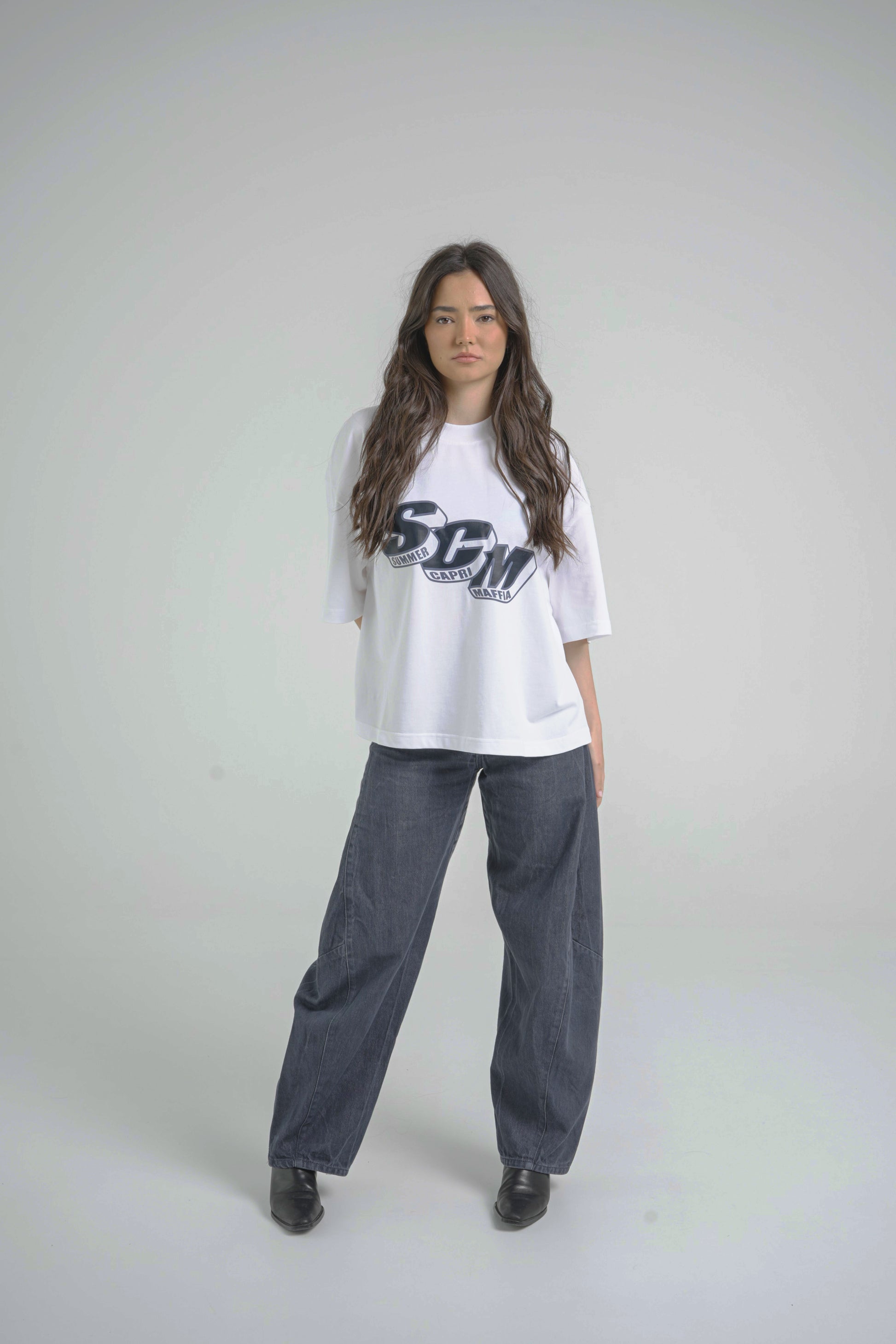 Camiseta Gráfica SCM BAJAMAR SS26 — shooting colección BAJAMAR