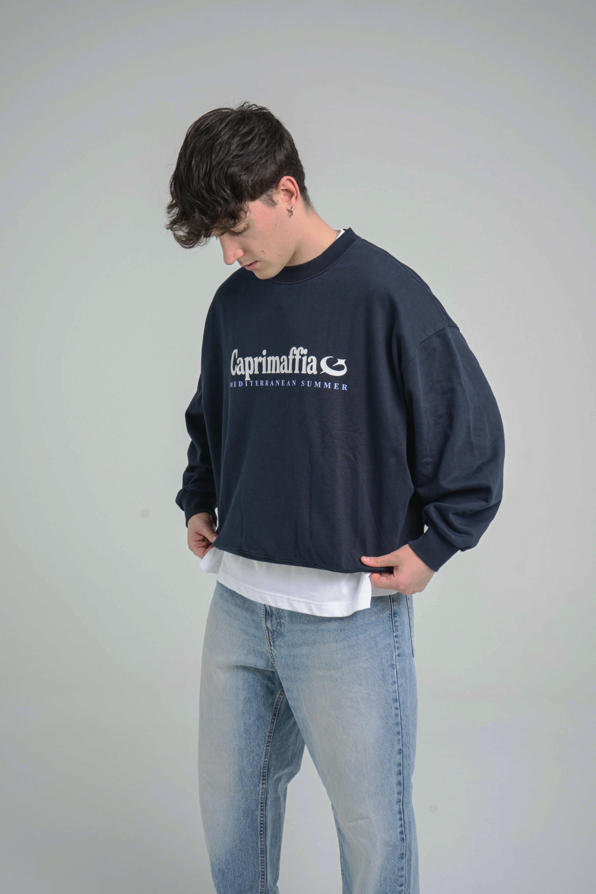 BAJAMAR BLUE CREWNECK