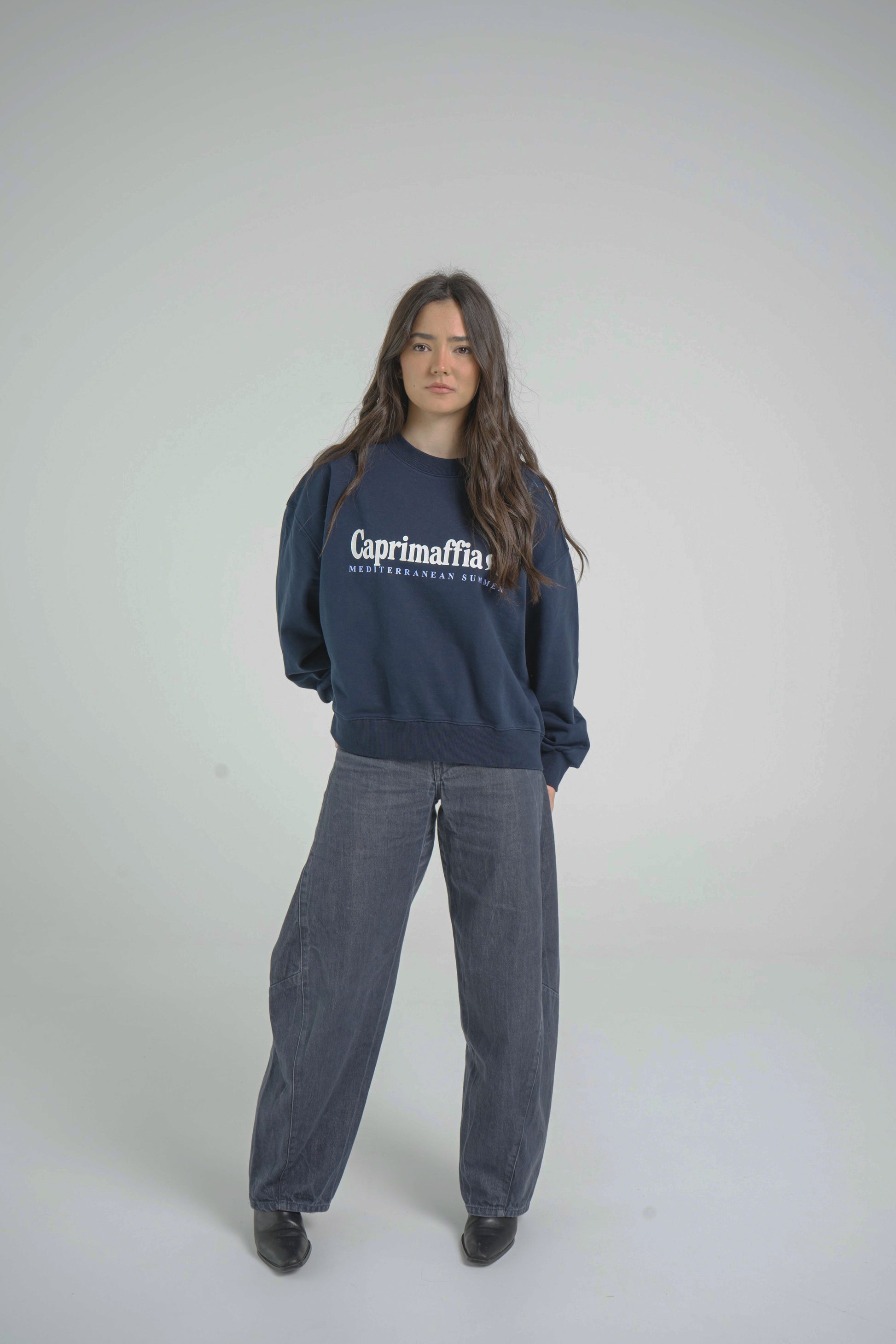 Crewneck Azul BAJAMAR SS26 — look streetwear SS26