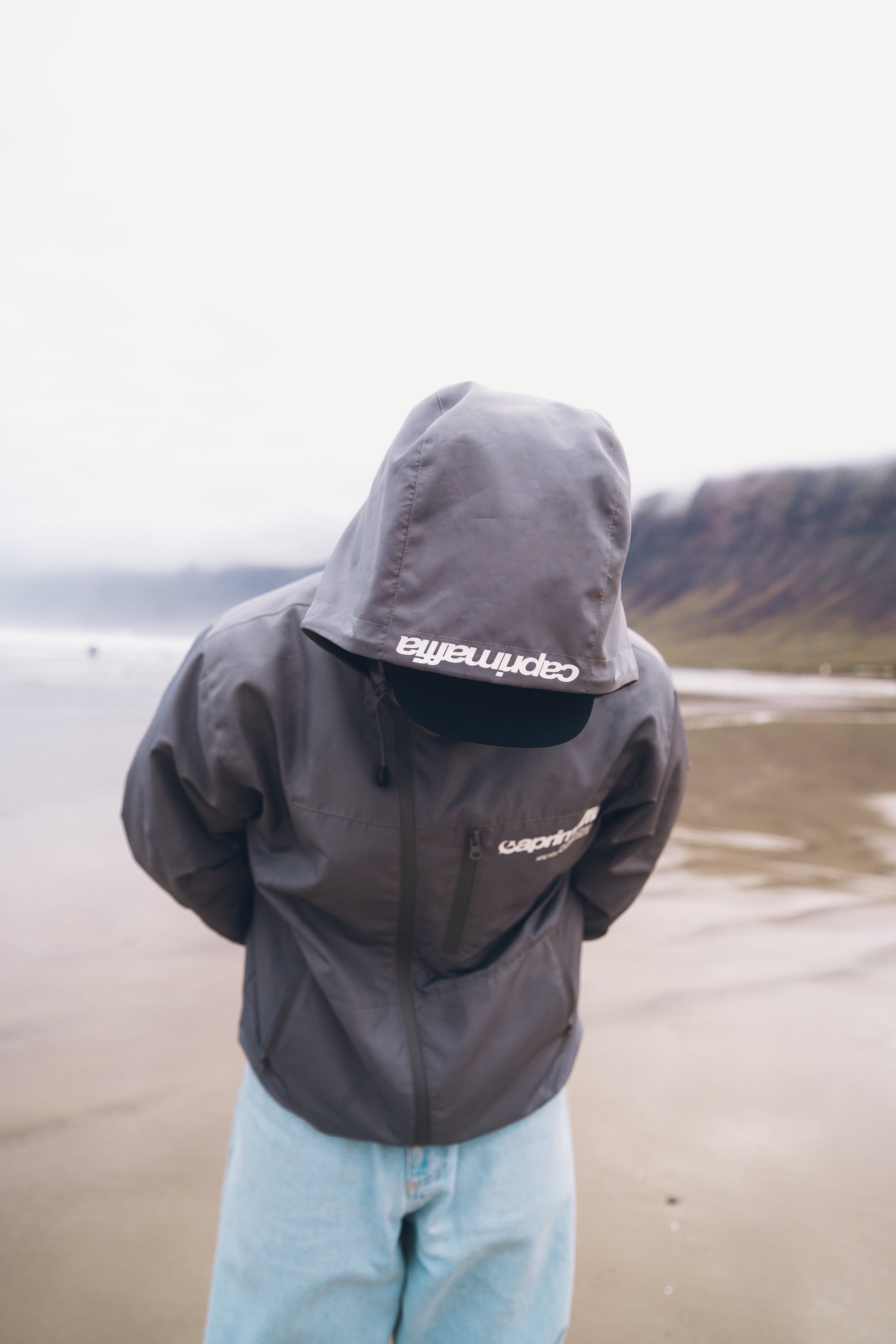 SILVER MAFFIA RAINCOAT