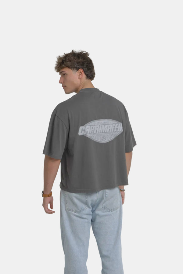 Camiseta Negro Washed BAJAMAR SS26 — modelo masculino SS26