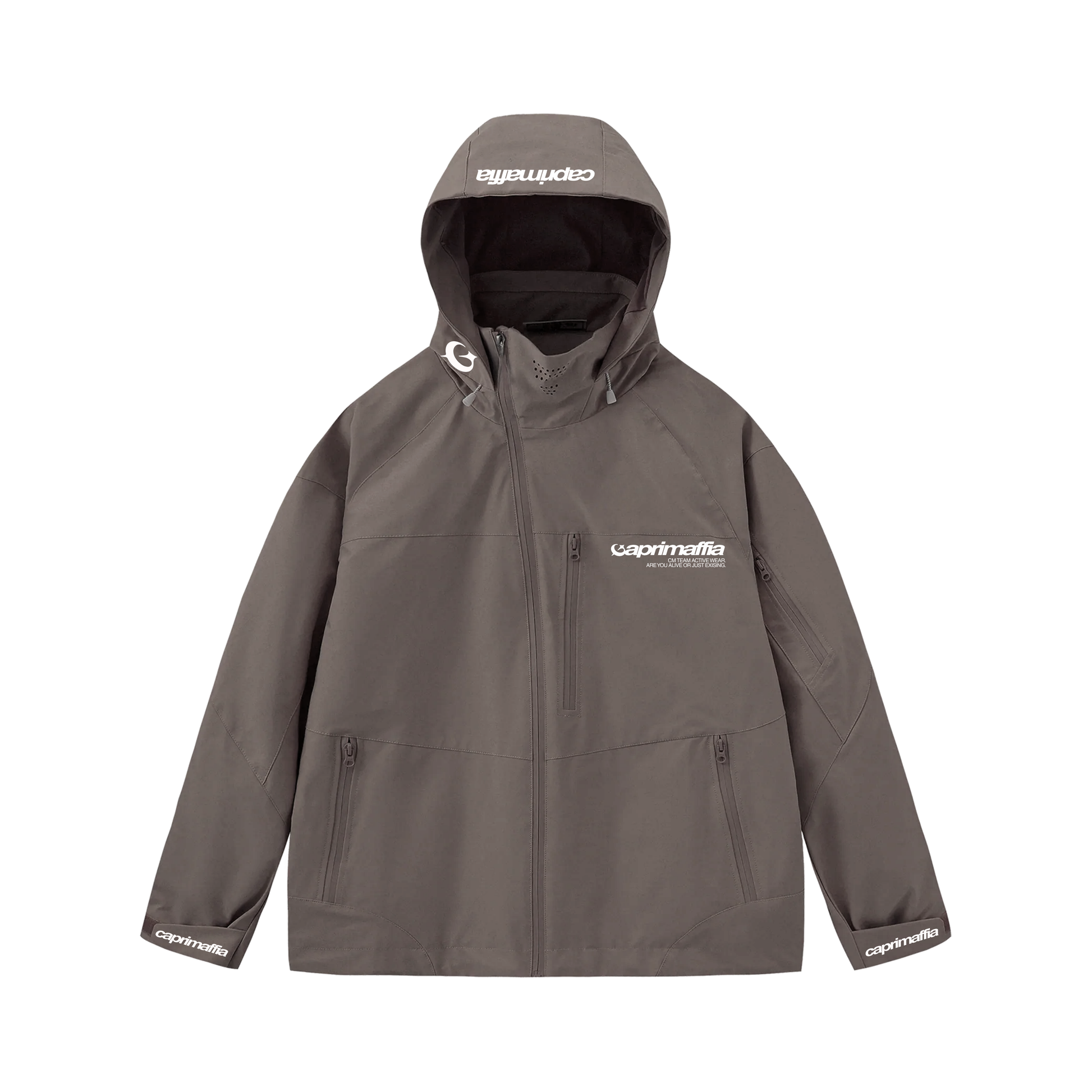 BROWN MAFFIA RAINCOAT