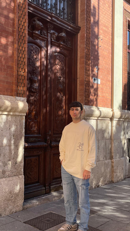 SPORTING CLUB BEIGE CREWNECK