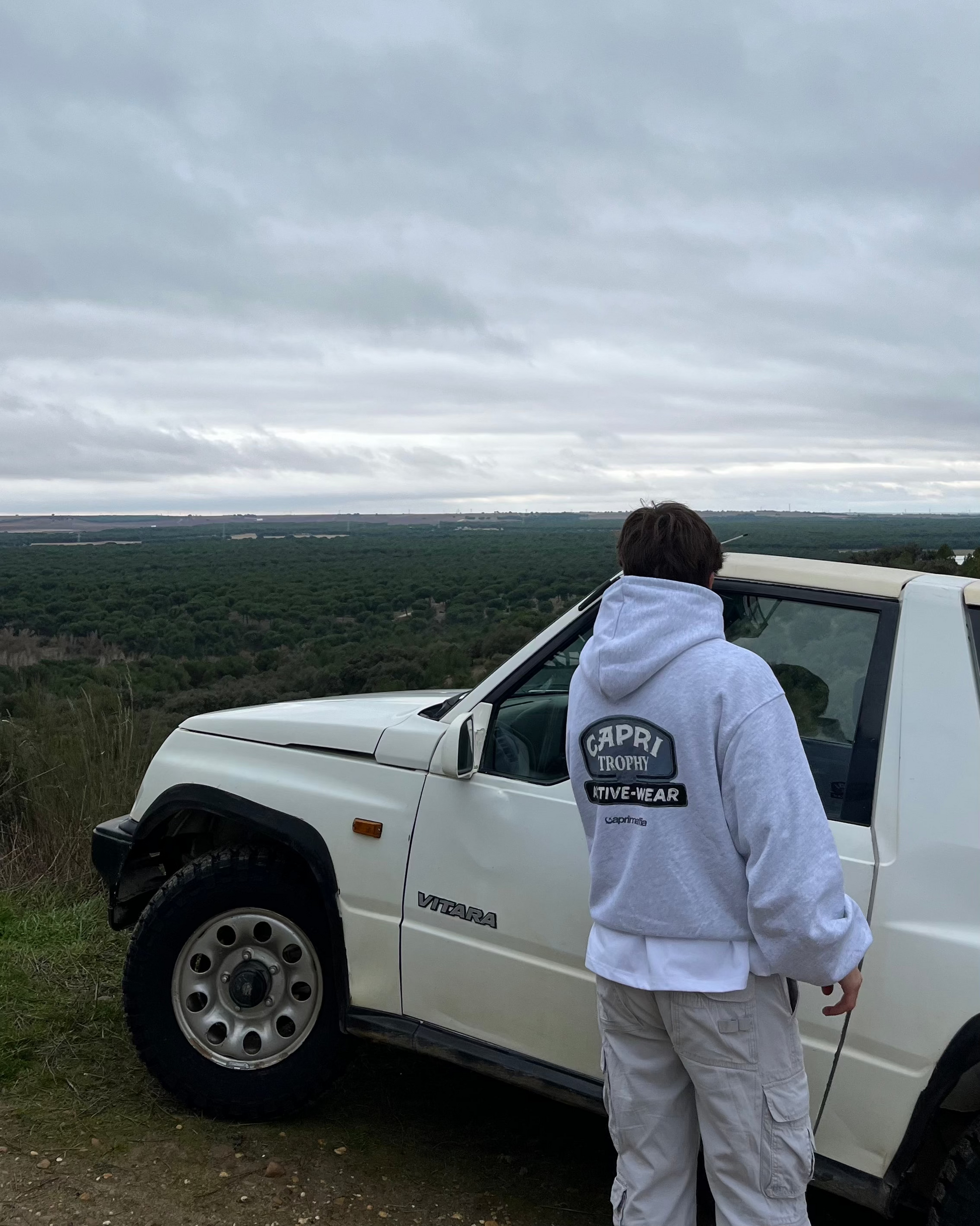 GRAY ACTIVE WEAR HOODIE 480GSM