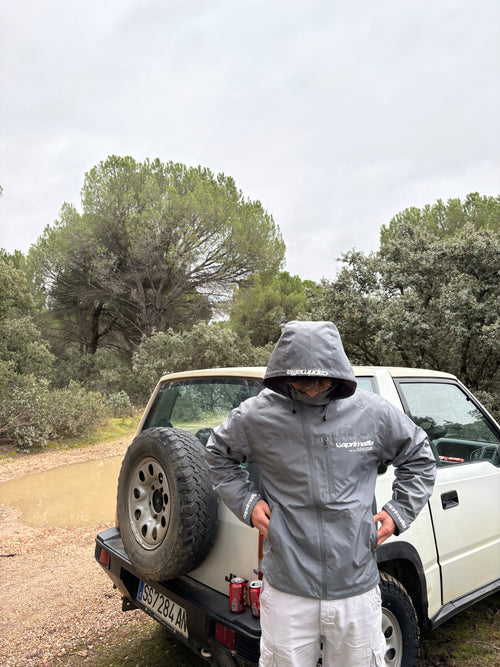 SILVER MAFFIA RAINCOAT