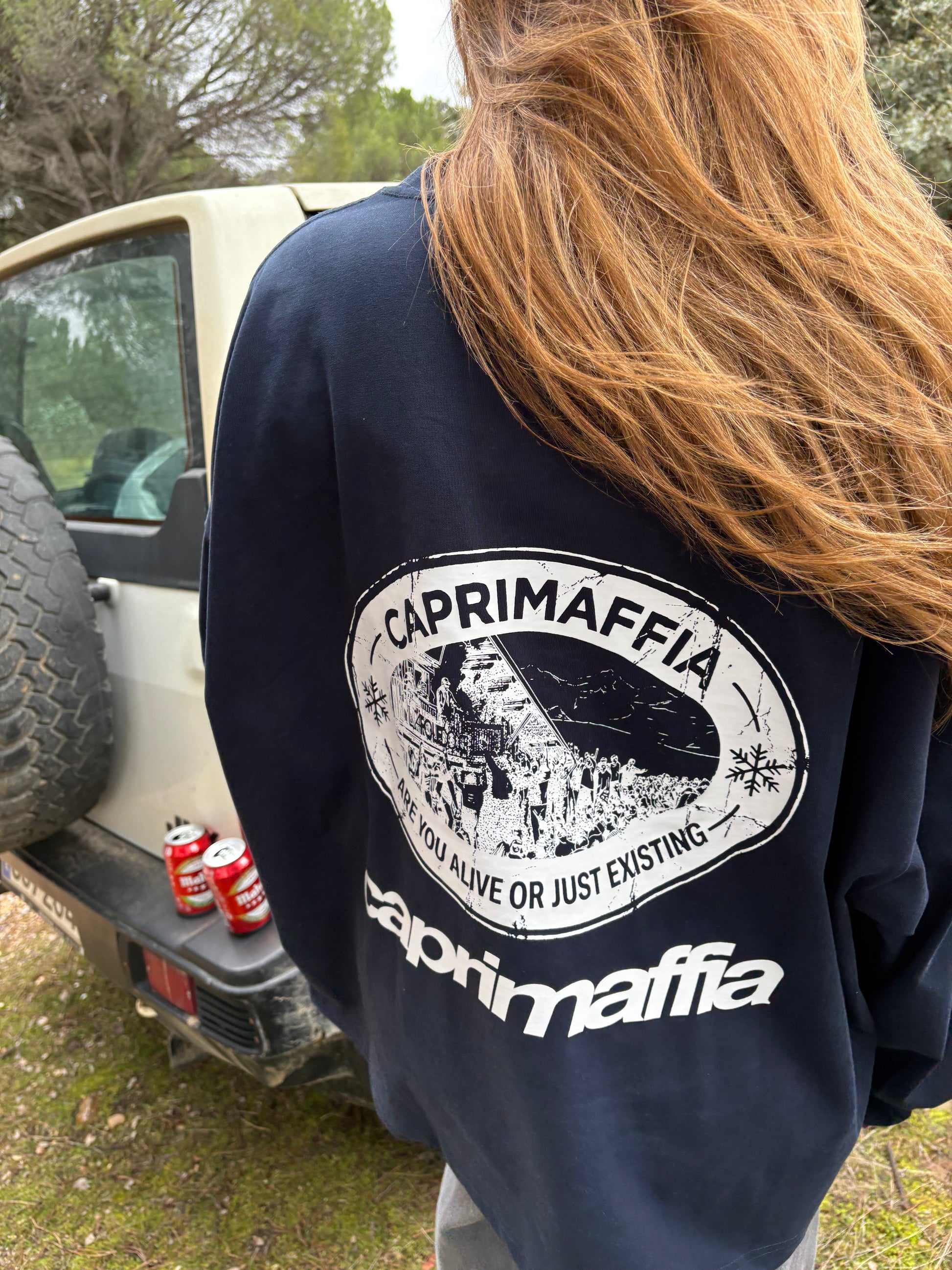 BLUE ACTIVE WEAR CREWNECK