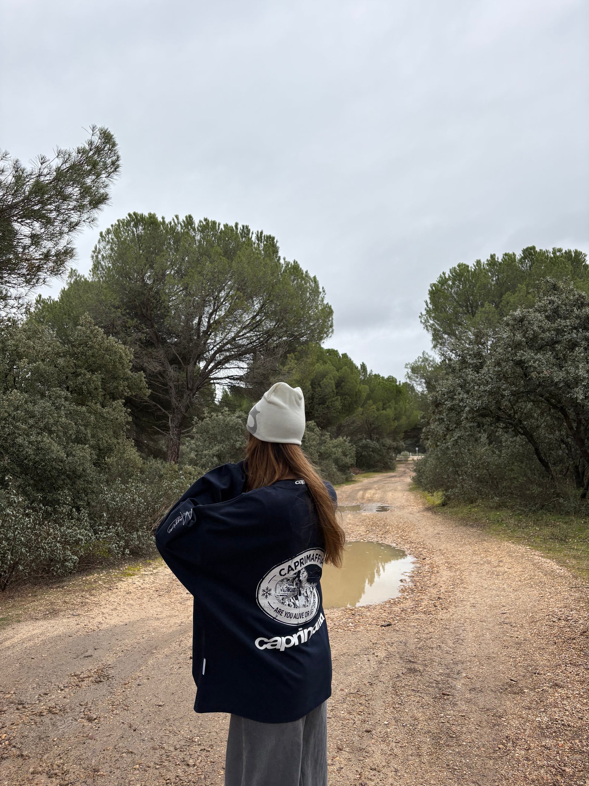 BLUE ACTIVE WEAR CREWNECK