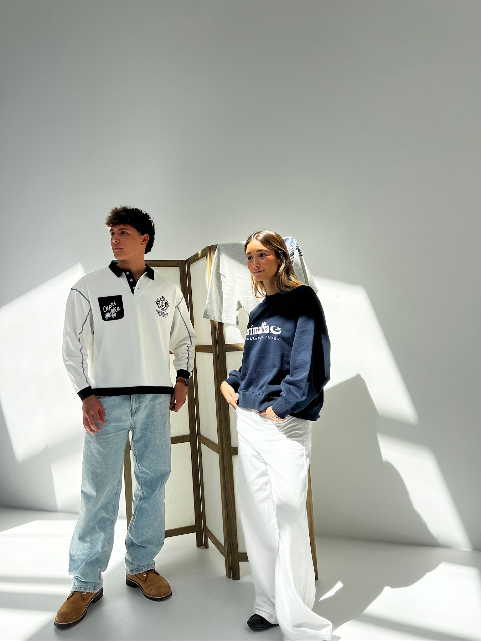 Polo Manga Larga Blanco BAJAMAR SS26 — look SS26