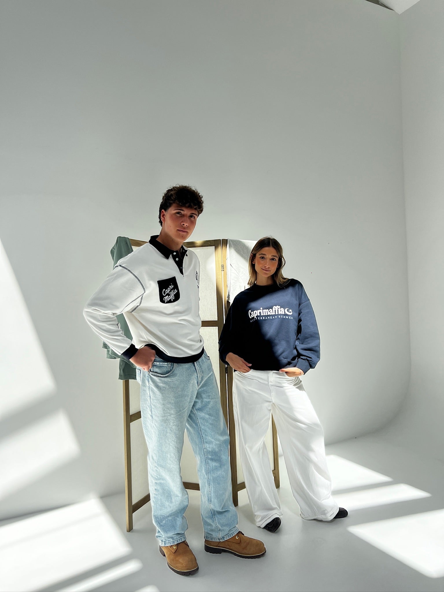 Crewneck Azul BAJAMAR SS26 — look SS26