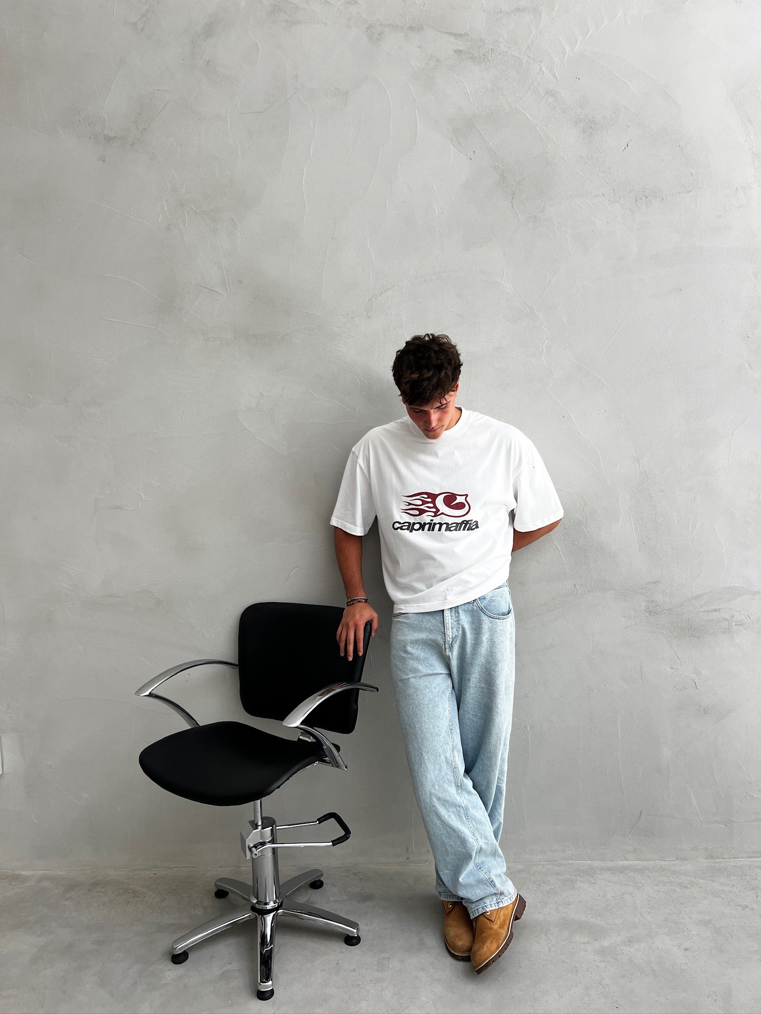 Camiseta Blanca Oversized BAJAMAR SS26 — look SS26