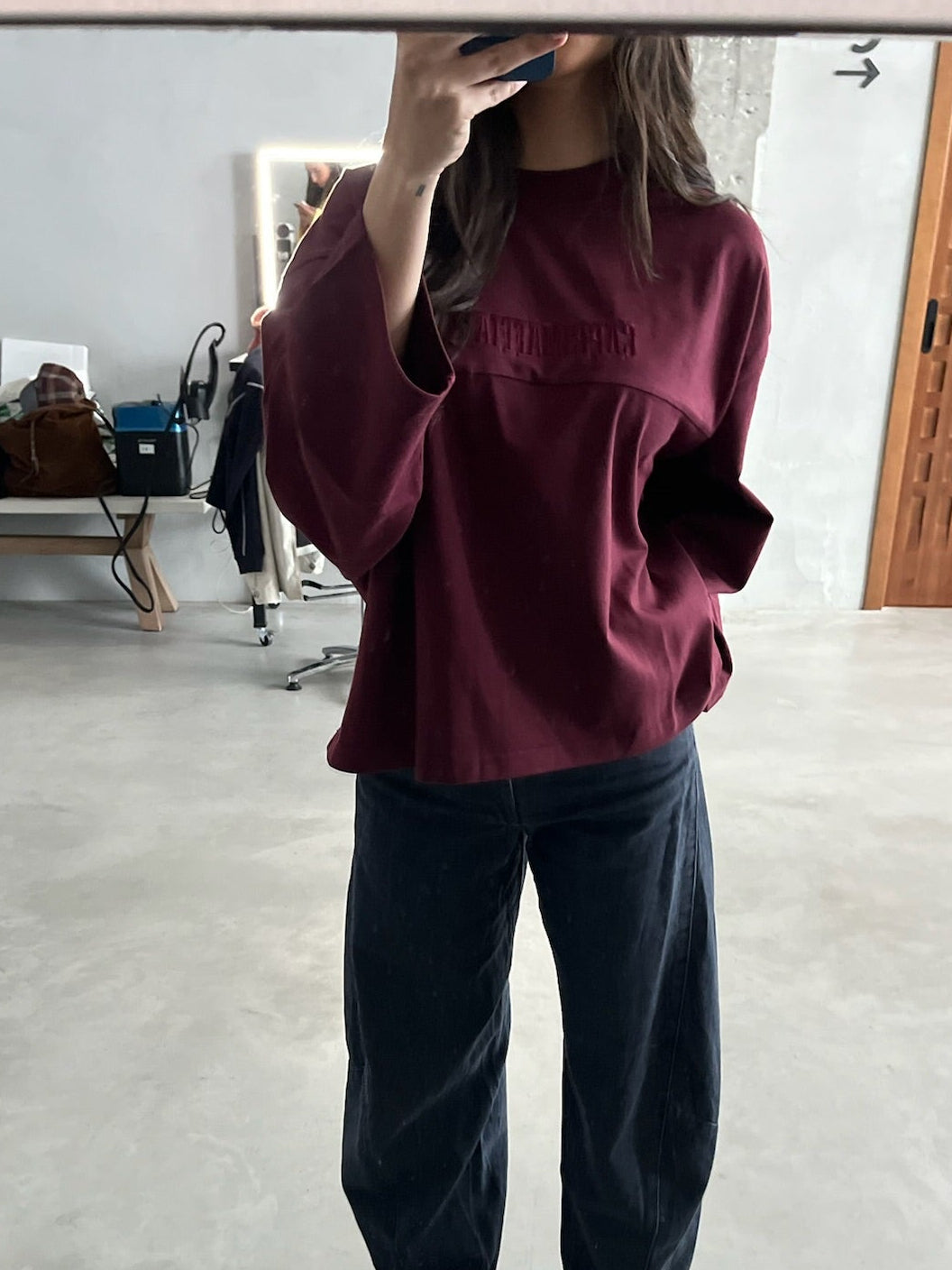 Longsleeve Granate BAJAMAR SS26 — look SS26