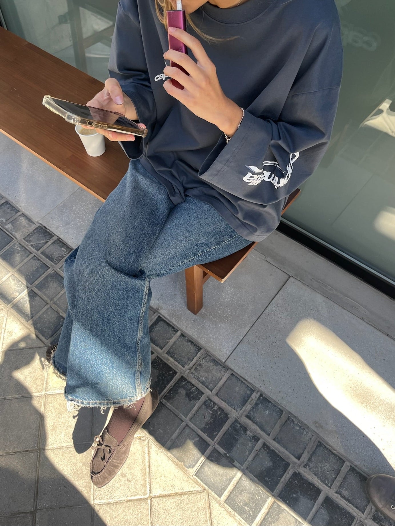 Longsleeve Azul BAJAMAR SS26 — look SS26