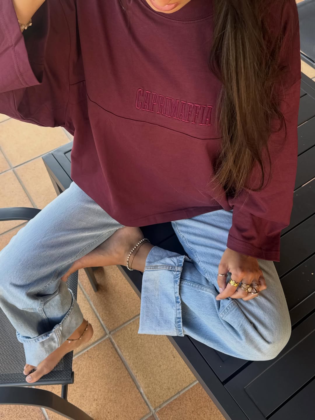 BAJAMAR GARNET LONGSLEEVE