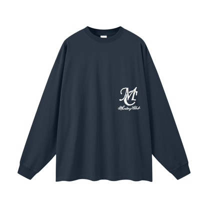 SPORTING CLUB NAVY CREWNECK