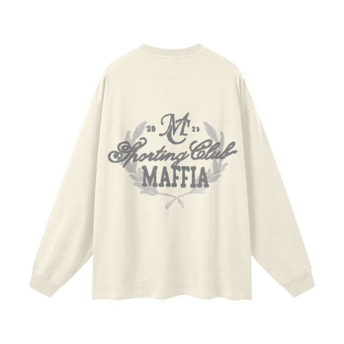 SPORTING CLUB BEIGE CREWNECK