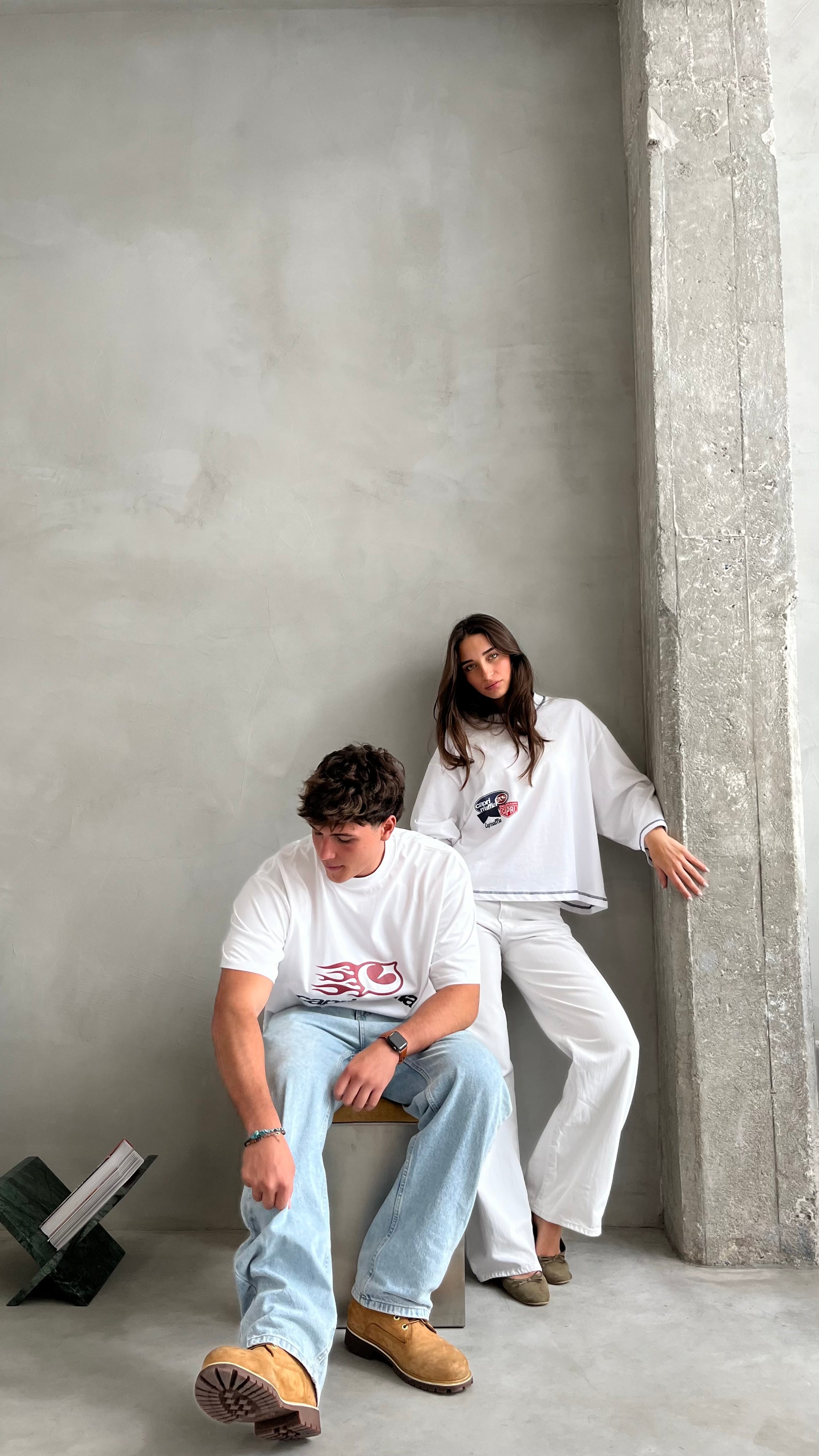 Camiseta Blanca Oversized BAJAMAR SS26 — lifestyle BAJAMAR SS26